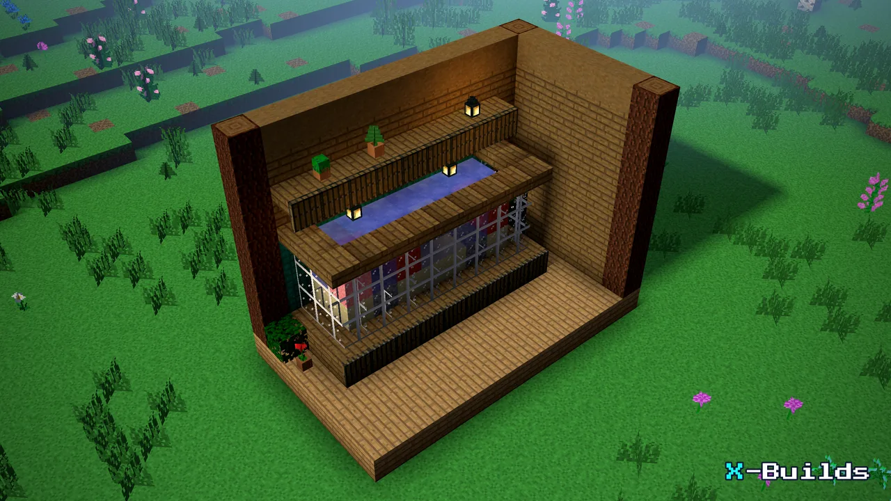The Aquarium, a Minecraft furniture build