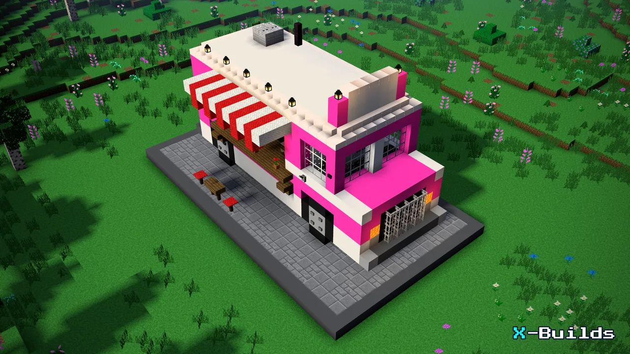 Food Truck, a Minecraft build