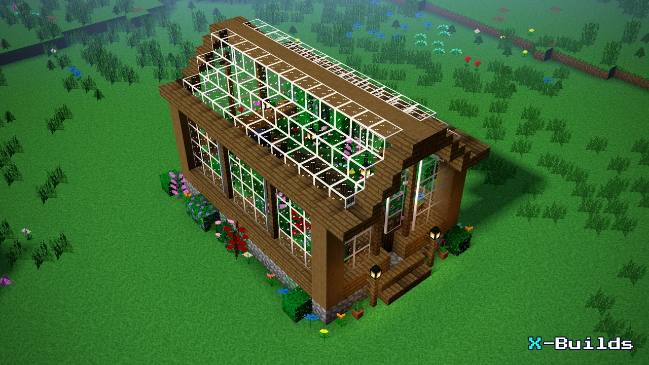 Greenhouse, a Minecraft build