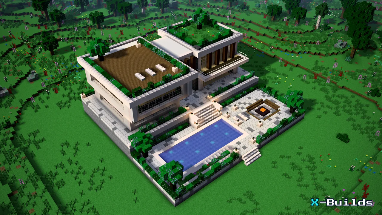 The finished Modern Luxury Villa