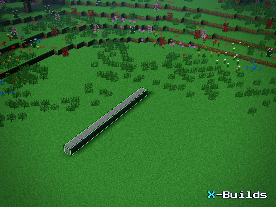 Step 1 of the Modern Luxury Villa: Foundation · Layer 1 (part 1 of 28)
