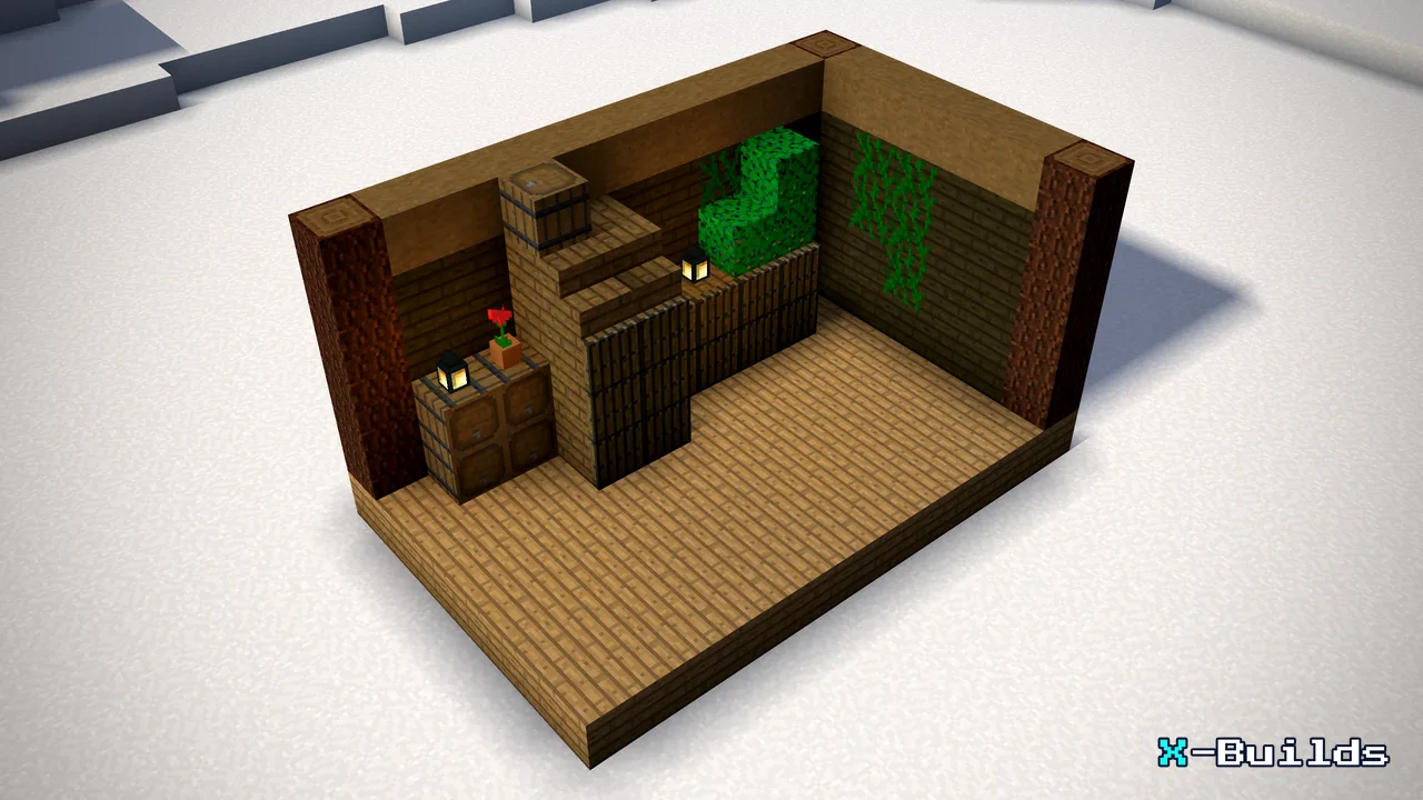 The Storage Cabinet, a Minecraft furniture build