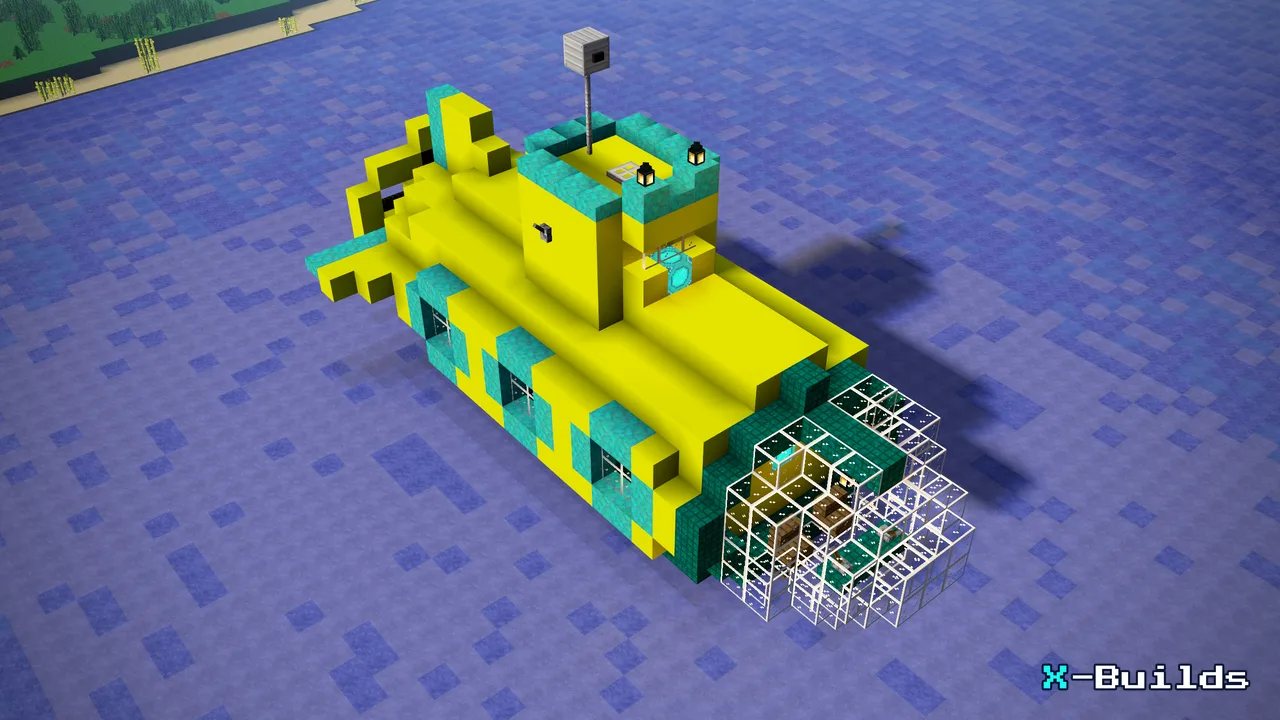 Submarine, a Minecraft build