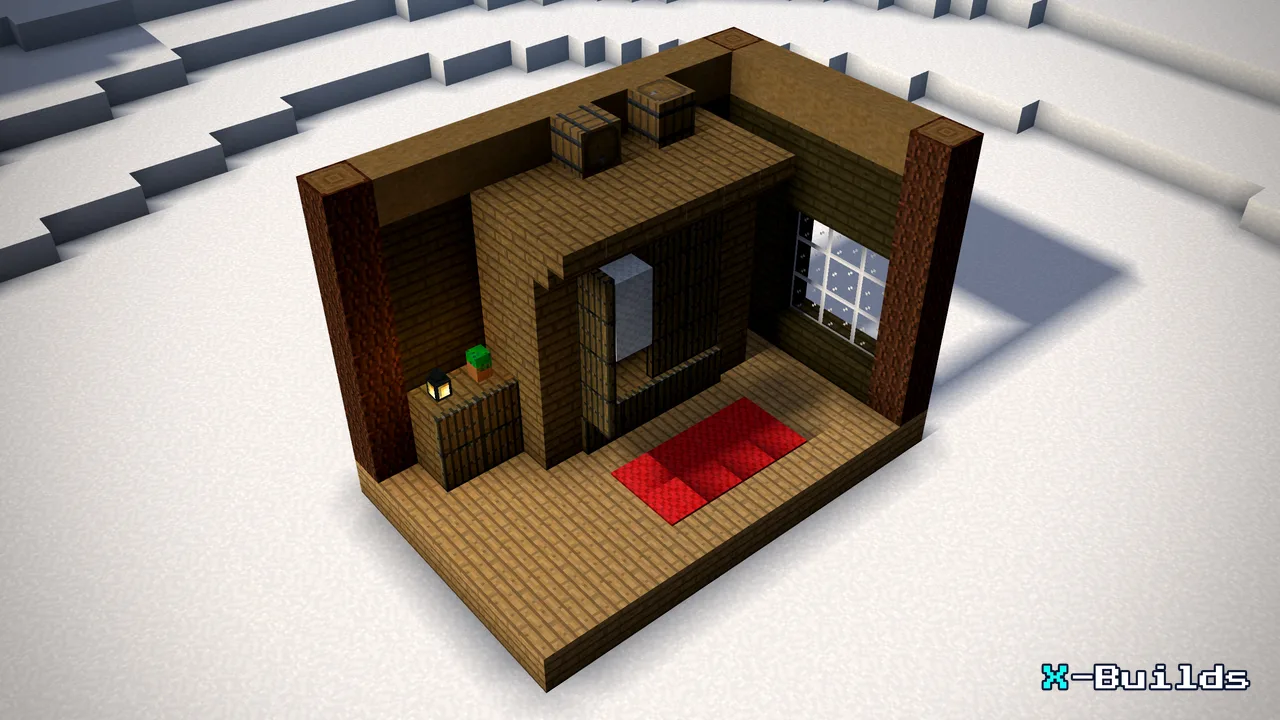 The Wardrobe Closet, a Minecraft furniture build